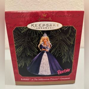 SOLDHallmark Holiday Barbie keepsake ornament, Barbie as The Millennium Princess